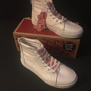 Glow in the dark high top Old Skool Vans